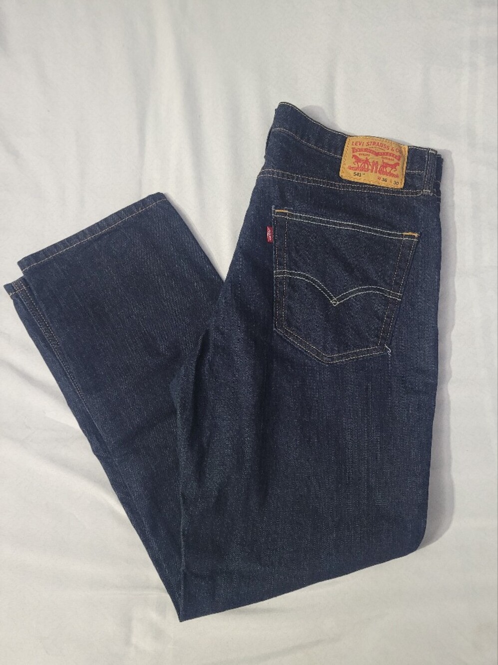 Levi's Men's Red Tab Dark Blue Straight-Leg Jeans